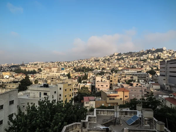 Città di Nazareth vista panoramica Israele — Foto Stock