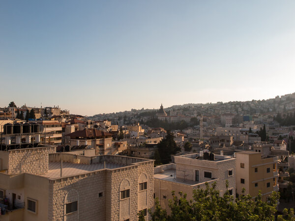 City of Nazareth panoramic view Israel