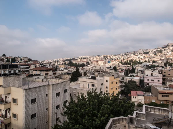 Città di Nazareth vista panoramica, Israele — Foto Stock