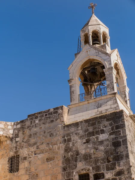 Město betlém. Zrekonstruovaný kostel narození Jesu — Stock fotografie