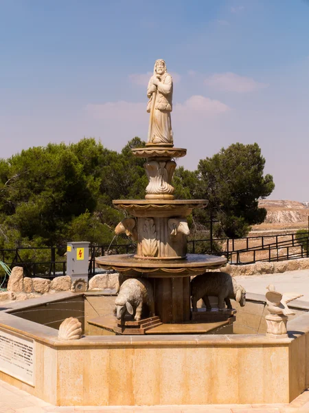 Fountain on the shepherds in Bethlehem — Stock Photo, Image