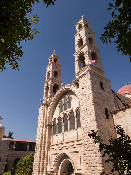 Convento ortodoxo grego moderno em Nablus, na Cisjordânia, Isr — Fotografia de Stock