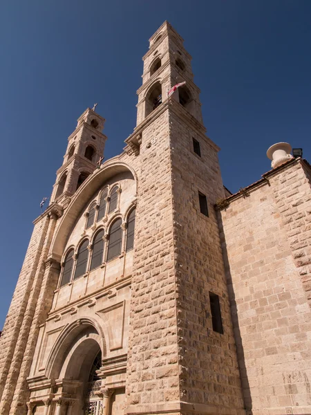 Convento ortodoxo grego moderno em Nablus, na Cisjordânia, Isr — Fotografia de Stock