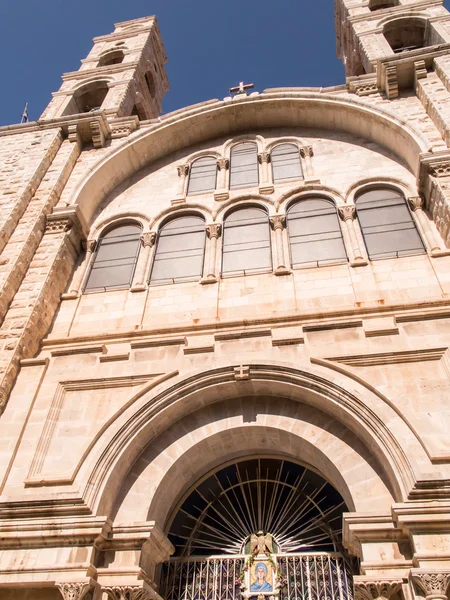Nowoczesnego greckiego Kościoła prawosławnego klasztoru w hotelu Nablus na zachodnim brzegu, Isr — Zdjęcie stockowe
