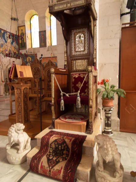 Sychar, Israël, 11 juillet 2015. : Fragment d'un chu grec orthodoxe — Photo