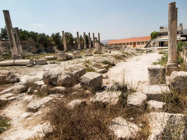 Себастьян, древний Израиль, руины и раскопки — стоковое фото