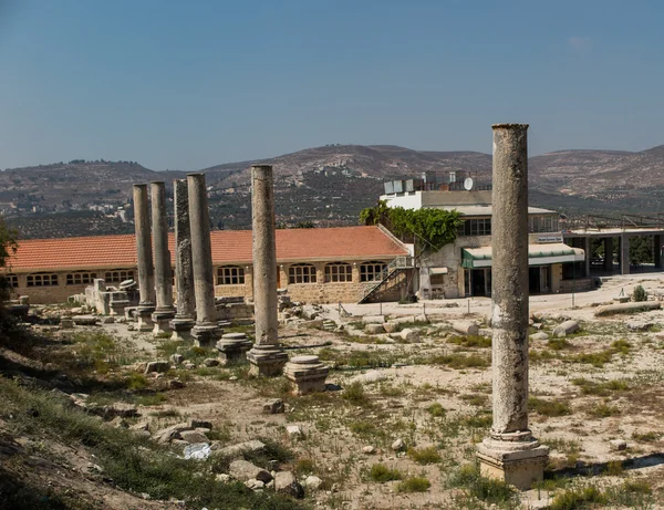 セバスチャン、古代イスラエル、遺跡や発掘調査 — ストック写真