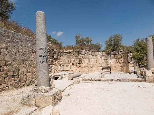 Sebastia, antico Israele, rovine e scavi — Foto Stock