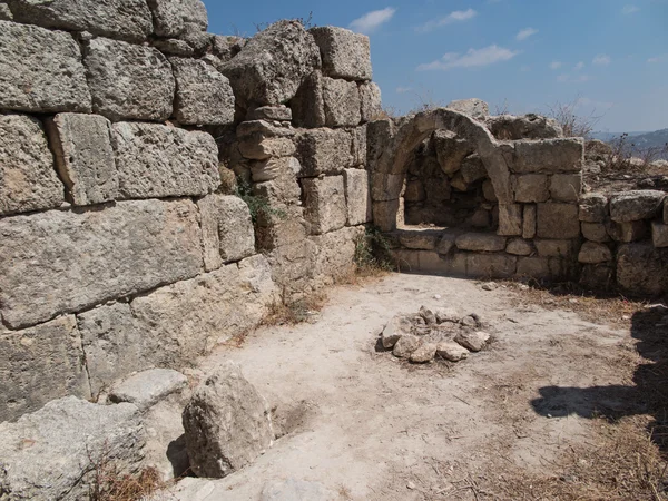 Sebastia, antigo Israel, ruínas e escavações — Fotografia de Stock