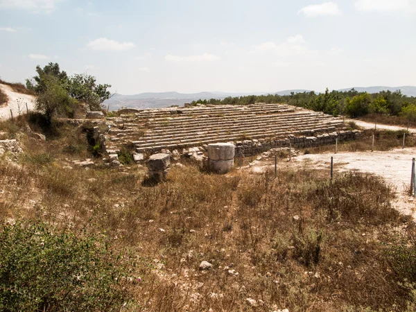 セバスチャン、古代イスラエル、遺跡や発掘調査 — ストック写真