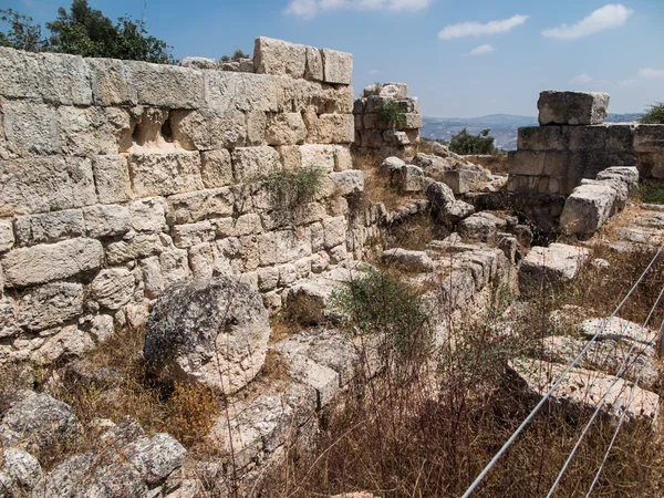 Sebastian, Israel antigo, ruínas e escavações — Fotografia de Stock