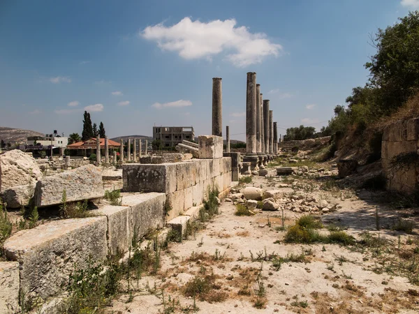 セバスティア、古代イスラエル、遺跡や発掘調査 — ストック写真