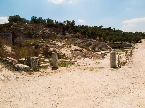 セバスティア、古代イスラエル、遺跡や発掘調査 — ストック写真