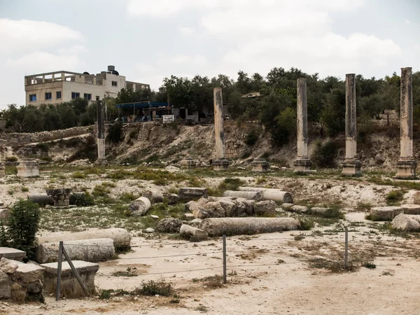 セバスティア、古代イスラエル、遺跡や発掘調査 — ストック写真