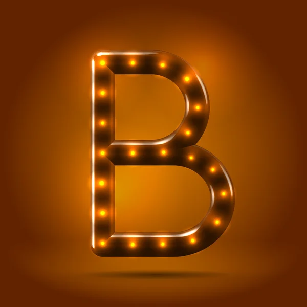Κεφαλαίο γράμμα b επιστολή — Διανυσματικό Αρχείο