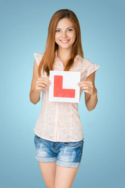 Learning to drive. Stock Photo