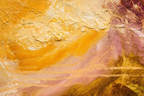 Абстрактный фон. Живопись маслом - осенний цвет — стоковое фото