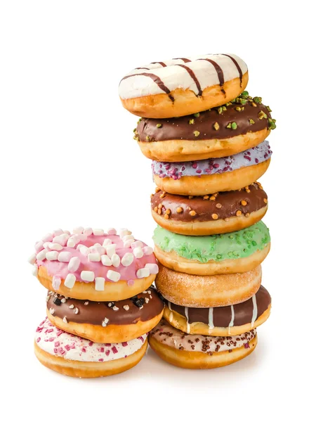 Stapel donuts — Stockfoto