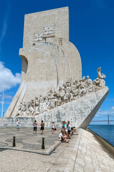 Monument över upptäckterna i Lissabon — Stockfoto