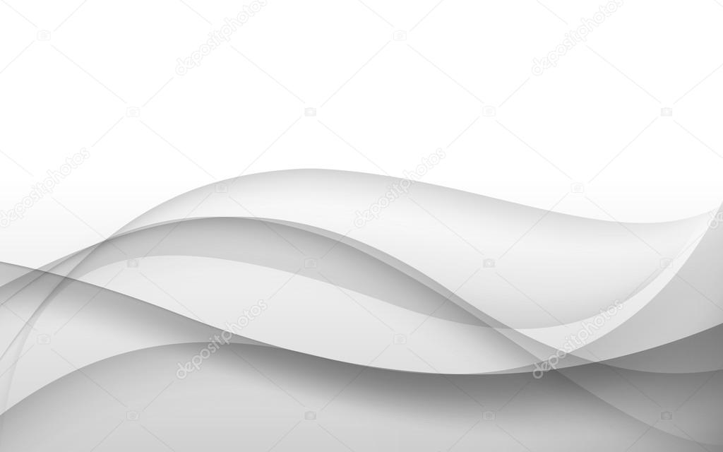 Abstract gray background with wave. Vector illustration Stock Vector Image  by ©UnsCREW #101283690