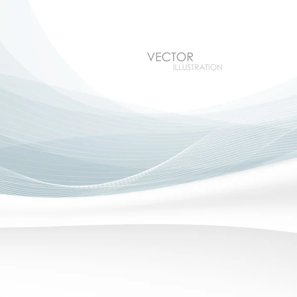 Abstract soft background with wave. Vector illustration — Stock Vector