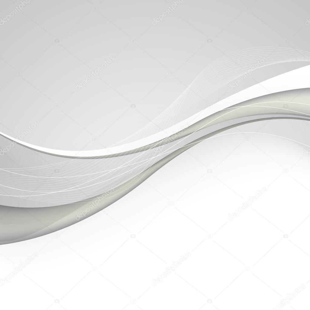 Abstract waves - data stream concept. Vector illustration
