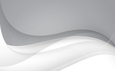 Soyut gri dalgalar - kavram veri akış. Vektör çizim