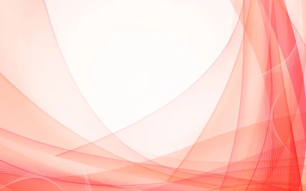 Ondes rouges abstraites - concept de flux de données. Illustration vectorielle — Image vectorielle