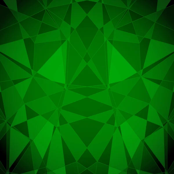 Fondo verde abstracto. Ilustración vectorial — Vector de stock