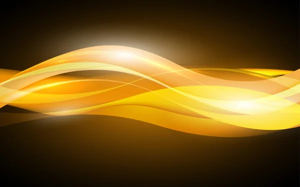 Αφηρημένη πορτοκαλί κύματα - ρευμάτων στοιχείων έννοια. Διάνυσμα — Διανυσματικό Αρχείο
