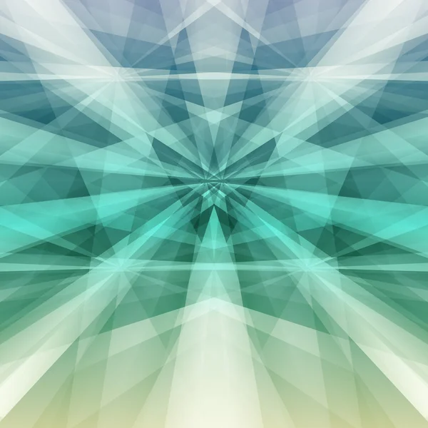 Abstracte groene geometrische achtergrond. Vectorillustratie — Stockvector