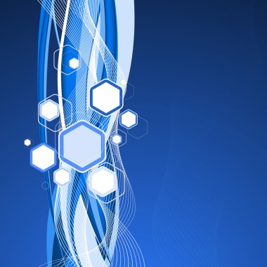 mavi arka plan. vektör