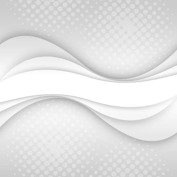 Abstracte witte achtergrond. Vector — Stockvector