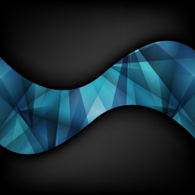 Lüks arka plan dalga ile soyut. Vektör