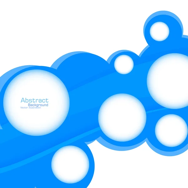 Abstraktní web design bublina. Vektor — Stockový vektor