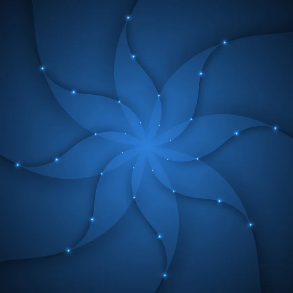 抽象的な青い背景。ベクトル — ストックベクタ