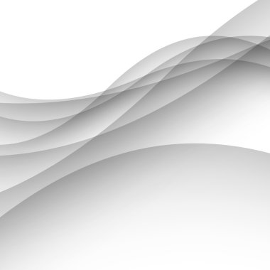 Soyut beyaz dalgalar - kavram veri akış. Vektör çizim