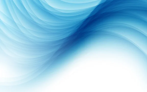 Sfondo astratto con onda blu. Illustrazione vettoriale — Vettoriale Stock