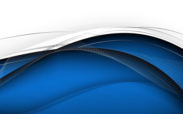 Stilvolle abstrakte blaue Hintergrund. Vektor — Stockvektor