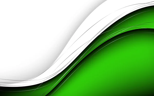 Stijlvolle abstracte groene achtergrond. vectorillustratie — Stockvector
