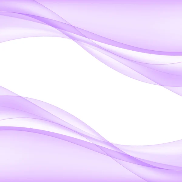 抽象的淡紫色波浪-数据流的概念。矢量图 — 图库矢量图片