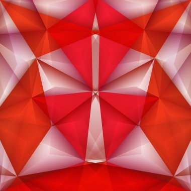 Soyut geometrik samuray. Vektör çizim