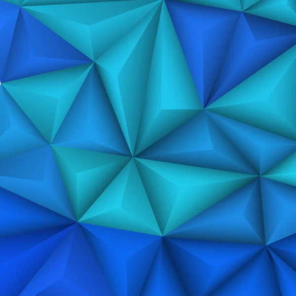 Abstrakter geometrischer blauer Hintergrund. Vektor — Stockvektor