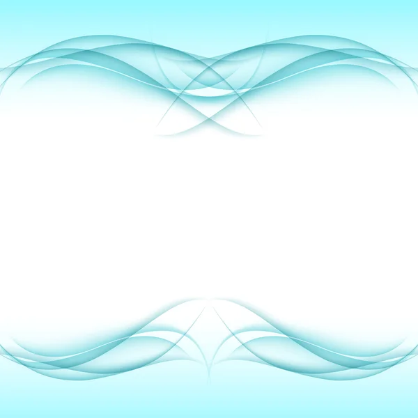抽象的なターコイズ ブルー フレーム - データ ストリームの概念です。ベクトル illustrat — ストックベクタ
