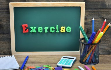 Egzersiz kelime okul yönetimi 