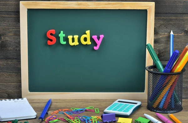 Study word school board — Stock Photo, Image