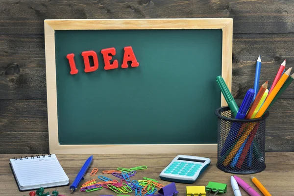 Idea word school board — Stock Photo, Image