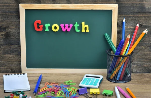 Parola di crescita consiglio scolastico — Foto Stock