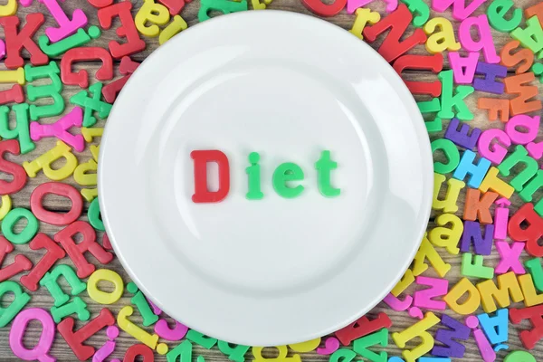 Diet mot sur plaque — Photo