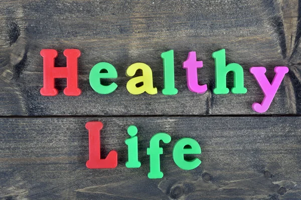 Vida de salud en la mesa de madera —  Fotos de Stock